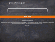 Tablet Screenshot of primroseflowershop.com
